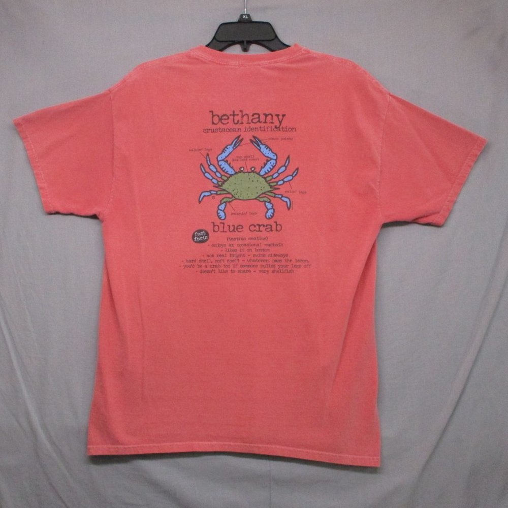 Bethany Crustacean Identification T-Shirt Graphic Print Pink Women Size | L - Picture 7 of 10